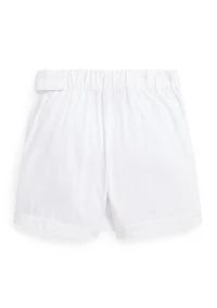 Girls 2-6x Pleated Cotton Seersucker Wrap Skort