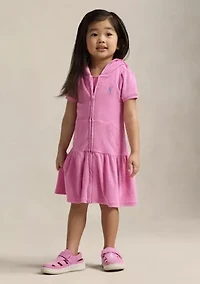 Girls 2-6x Hooded Terry Swim Coverup