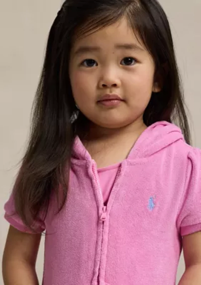 Girls 2-6x Hooded Terry Swim Coverup