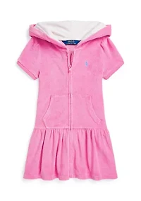 Girls 2-6x Hooded Terry Swim Coverup