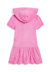 Girls 2-6x Hooded Terry Swim Coverup