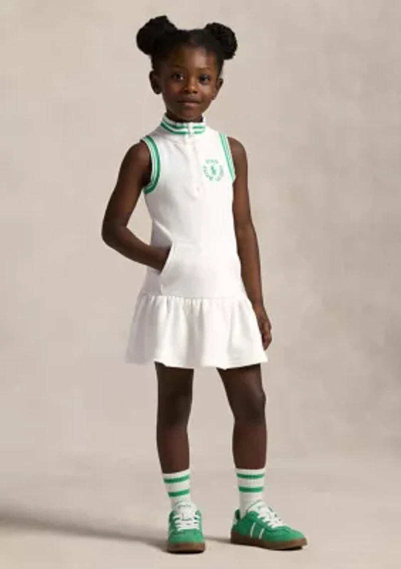 Girls 2-6x Big Pony Logo Terry Dress