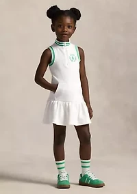 Girls 2-6x Big Pony Logo Terry Dress
