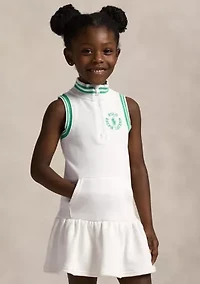 Girls 2-6x Big Pony Logo Terry Dress