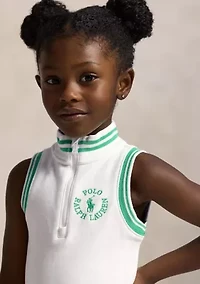 Girls 2-6x Big Pony Logo Terry Dress