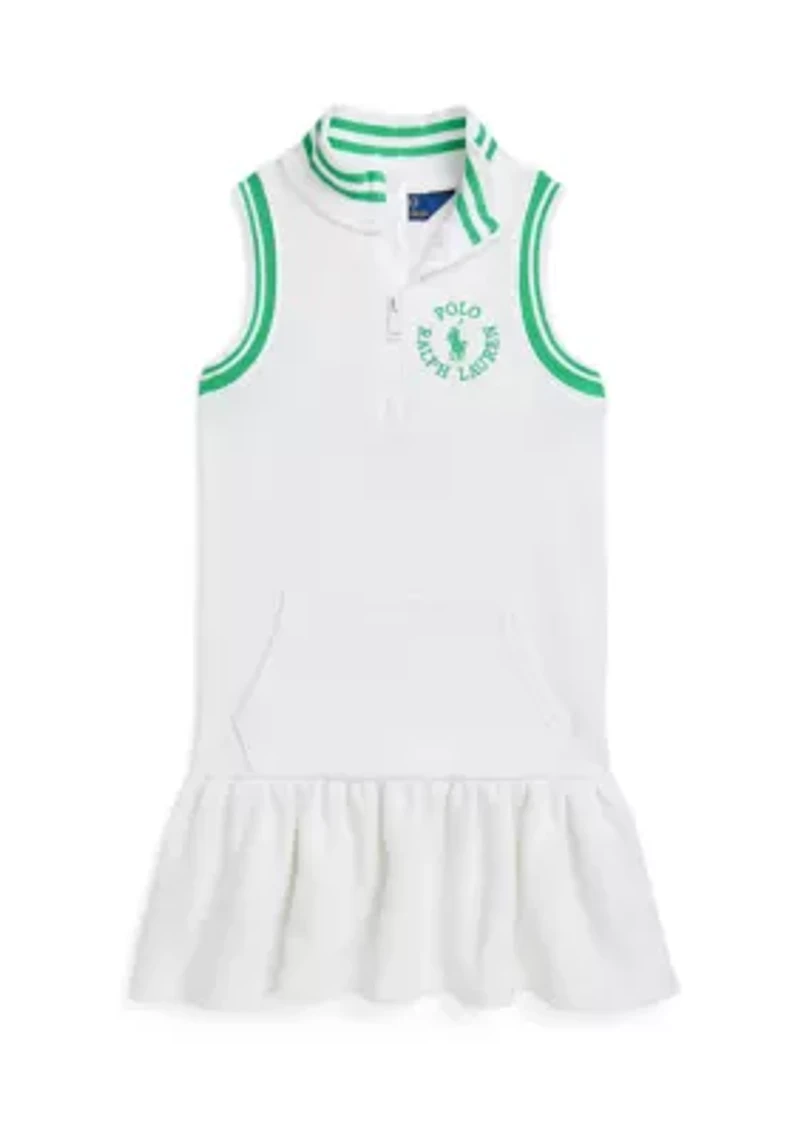 Girls 2-6x Big Pony Logo Terry Dress