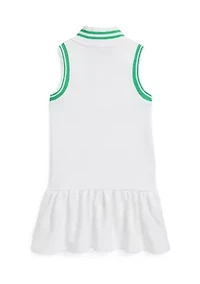 Girls 2-6x Big Pony Logo Terry Dress