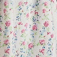 Girls 2-6x Floral Smocked Cotton Jersey Dress