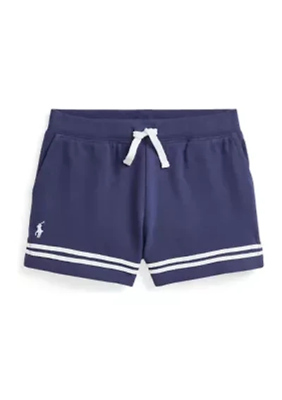 Girls 2-6x Striped Stretch Mesh Shorts