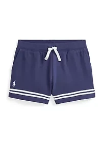 Girls 2-6x Striped Stretch Mesh Shorts