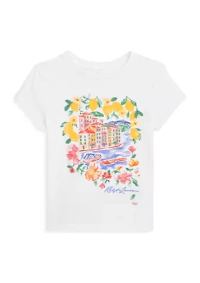Girls 2-6x Cotton Jersey Graphic T-Shirt