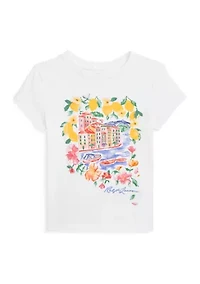 Girls 2-6x Cotton Jersey Graphic T-Shirt