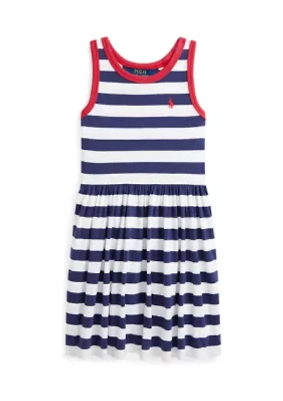 Girls 2-6x Striped Cotton Jersey Dress