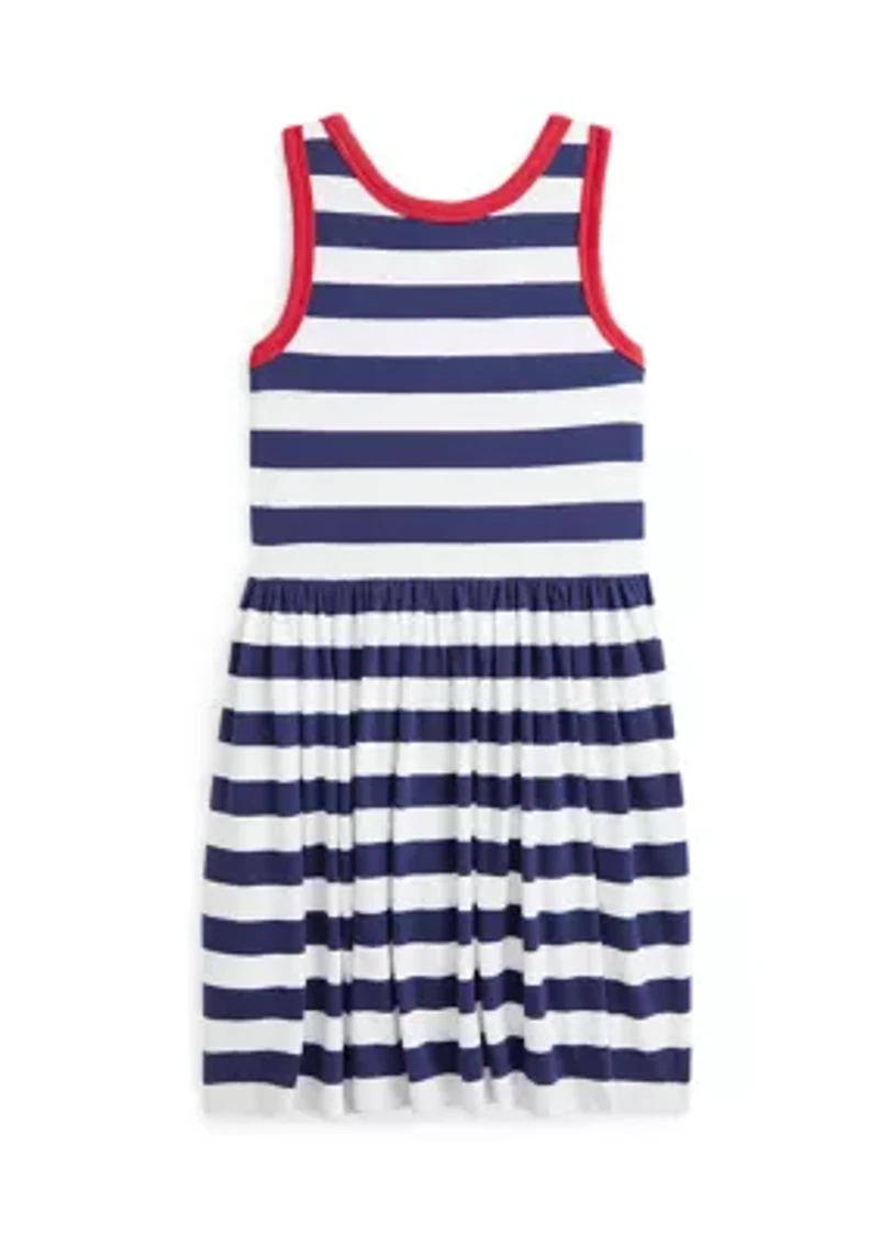 Girls 2-6x Striped Cotton Jersey Dress