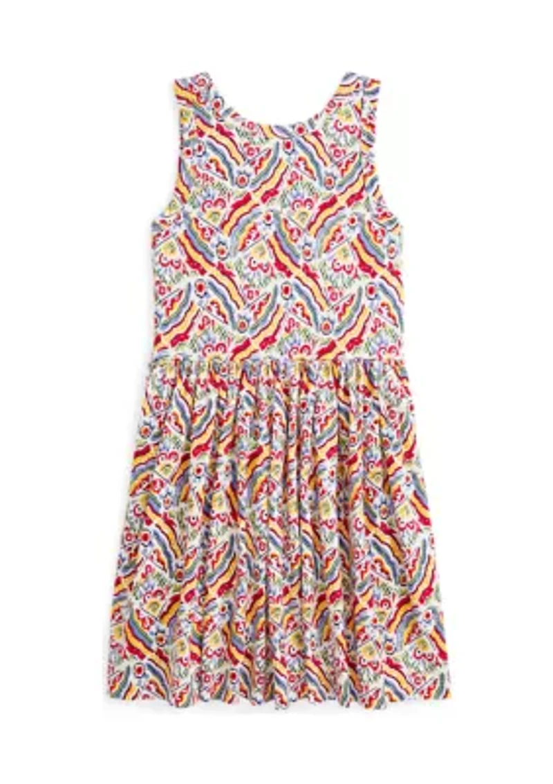 Girls 2-6x Riviera-Print Cotton Jersey Dress