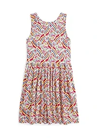 Girls 2-6x Riviera-Print Cotton Jersey Dress