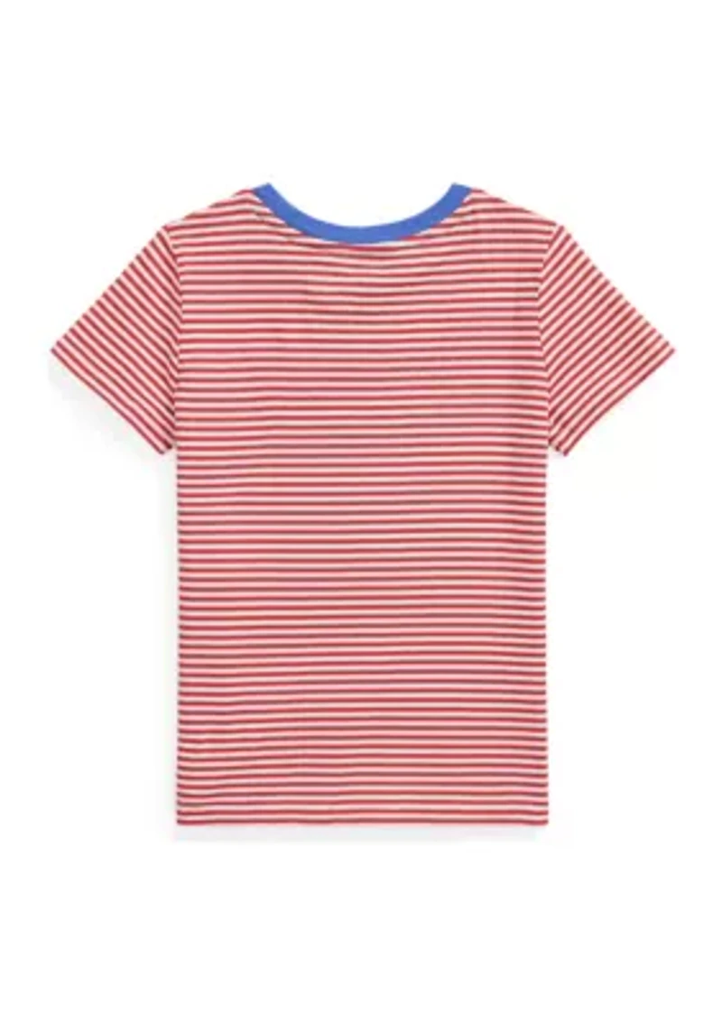 Girls 2-6x Embroidered Portofino Cotton Jersey T-Shirt