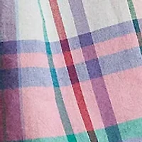 Girls 2-6x Plaid Cotton Madras Shirtdress