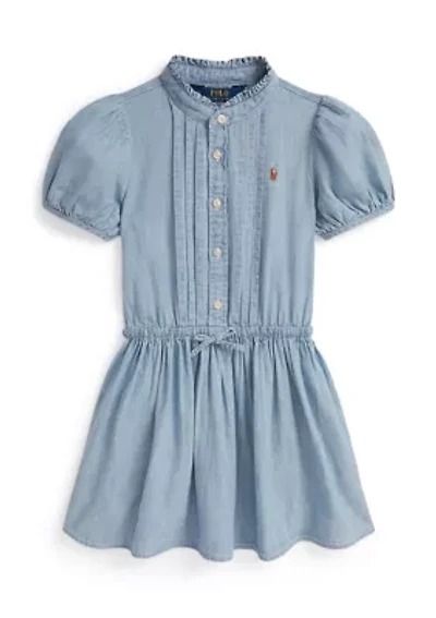 Girls 2-6x Logo Cotton Jersey Bubble Shortall