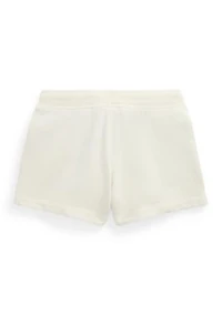 Girls 2-6x Flag-Appliqué French Terry Shorts