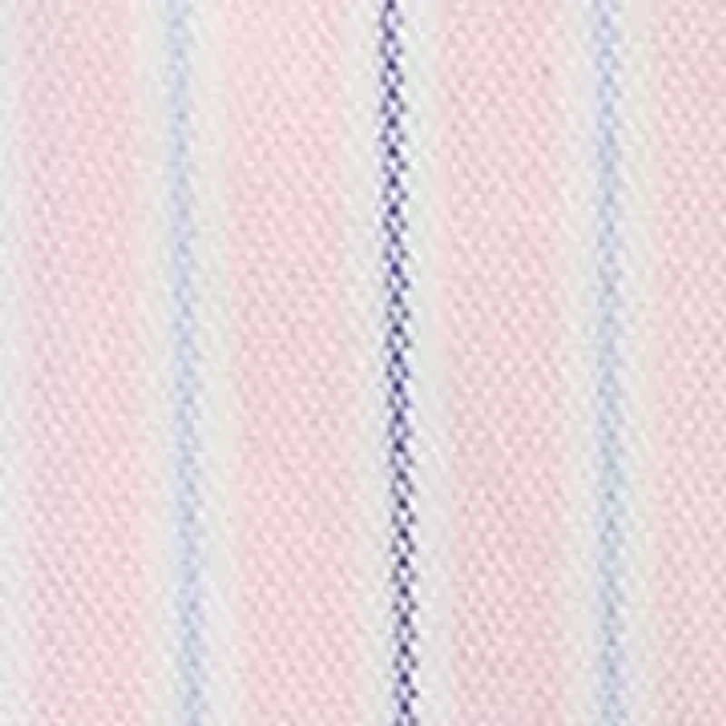 Girls 2-6x Striped Oxford Mesh Boxy Polo Shirt