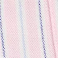 Girls 2-6x Striped Pleated Oxford Mesh Skort
