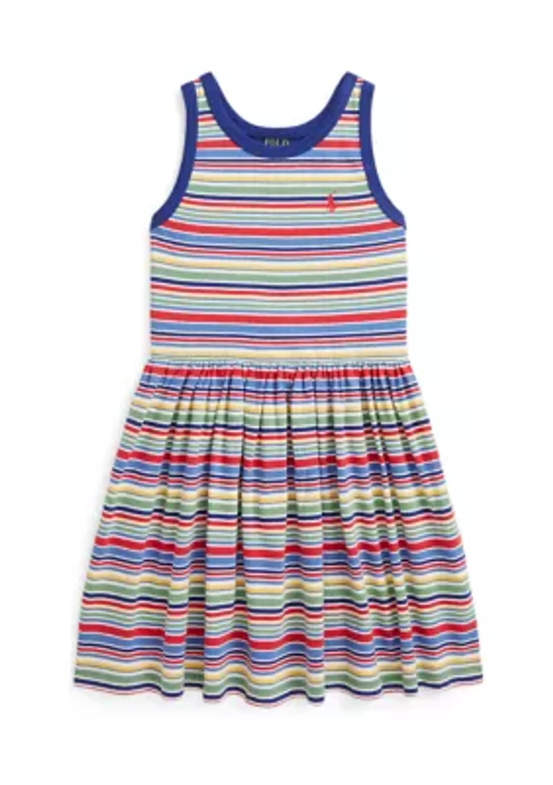 Girls 2-6x Striped Cotton Jersey Dress