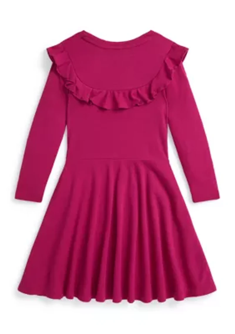 Girls 2-6x Ruffled Cotton Modal Dress