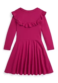 Girls 2-6x Ruffled Cotton Modal Dress