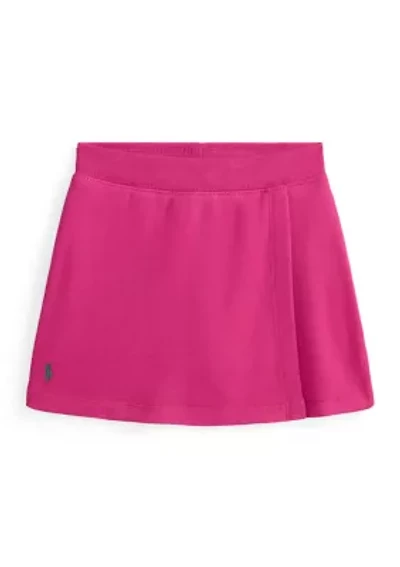 Girls 2-6x Faux Wrap Fleece Skort