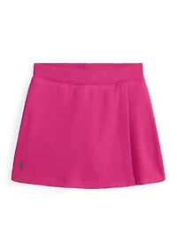 Girls 2-6x Faux Wrap Fleece Skort