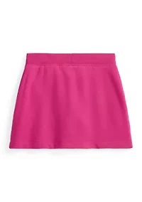 Girls 2-6x Faux Wrap Fleece Skort