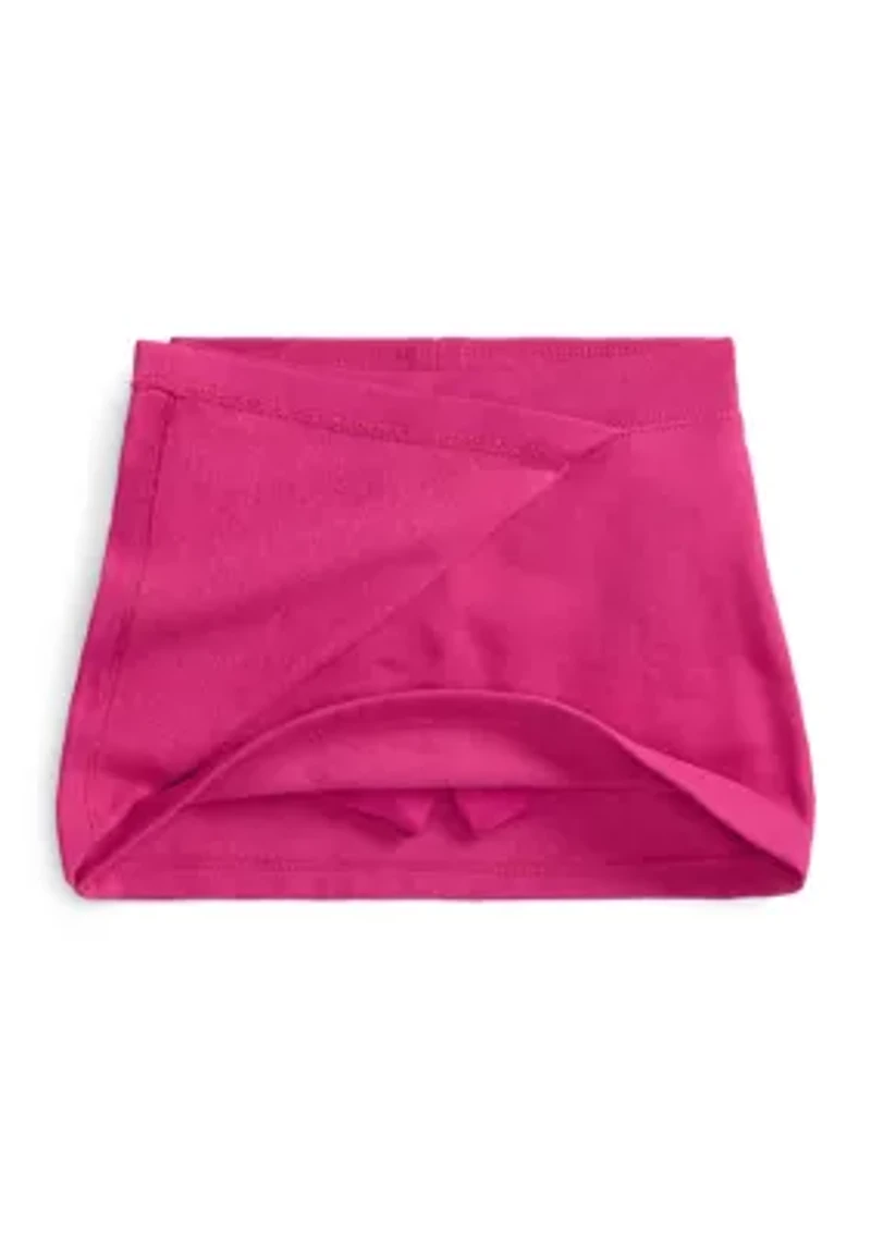 Girls 2-6x Faux Wrap Fleece Skort