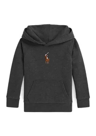 Girls 2-6x Big Pony Fleece Hoodie