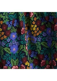 Girls 2-6x Floral Smocked Cotton Jersey Dress