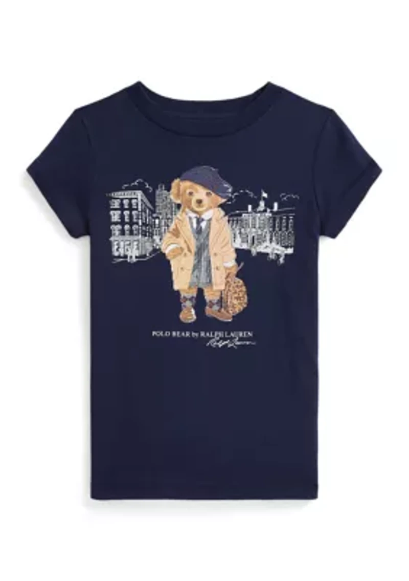 Girls 2-6x Polo Bear Cotton Jersey T-Shirt