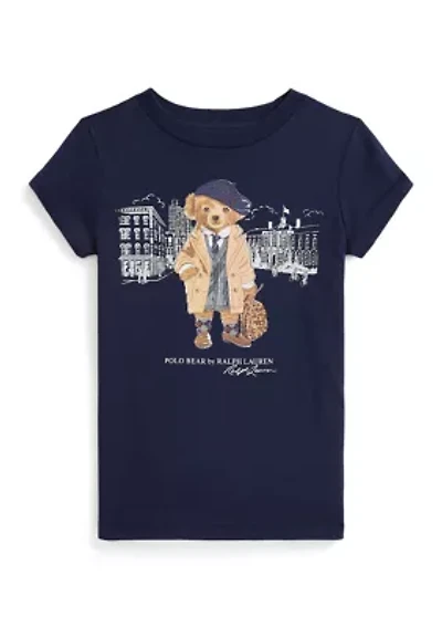Girls 2-6x Polo Bear Cotton Jersey T-Shirt