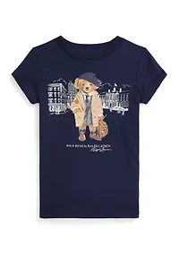 Girls 2-6x Polo Bear Cotton Jersey T-Shirt