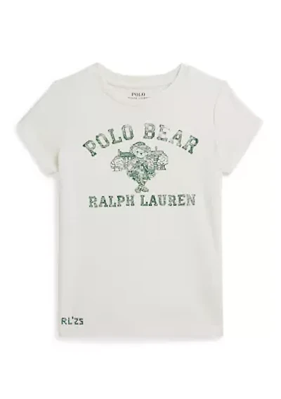 Girls 2-6x Polo Bear Cotton Jersey T-Shirt