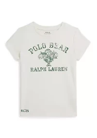 Girls 2-6x Polo Bear Cotton Jersey T-Shirt