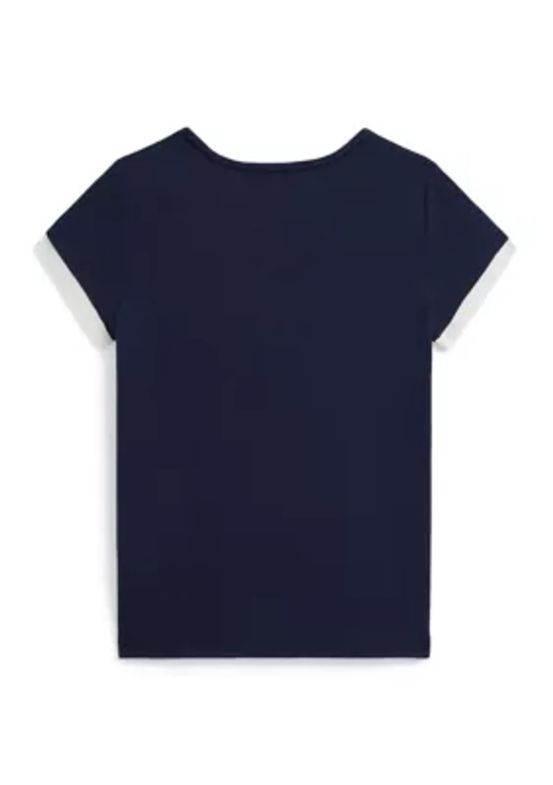 Girls 2-6x Logo Crest Cotton Jersey T-Shirt