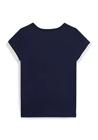 Girls 2-6x Logo Crest Cotton Jersey T-Shirt