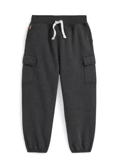 Girls 2-6x Fleece Cargo Jogger Pants