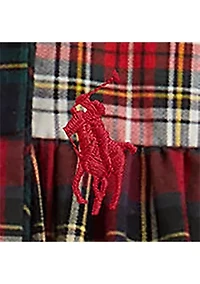 Girls 2-6x Plaid Cotton Poplin Shirtdress