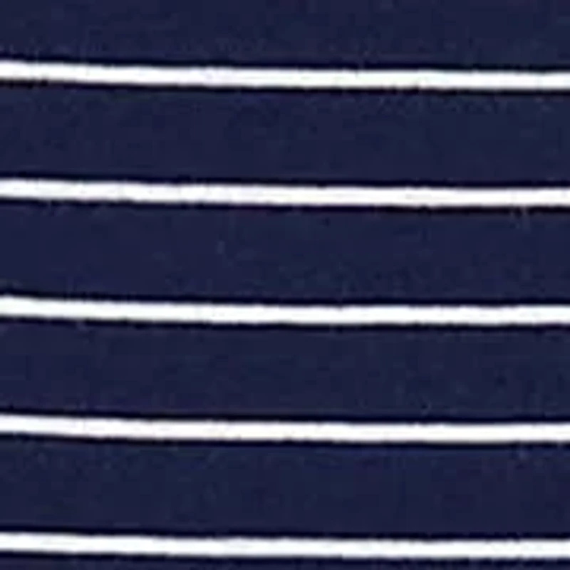 Girls 2-6x Striped Stretch Jersey Turtleneck Dress