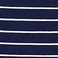 Girls 2-6x Striped Stretch Jersey Turtleneck Dress
