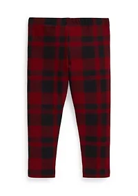 Girls 4-6x Plaid Stretch Jersey Leggings