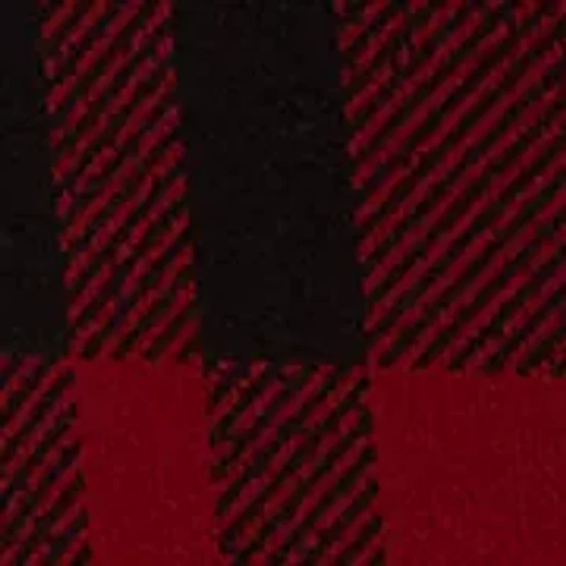 Plaid Polo Bear Fleece Sweatshirt