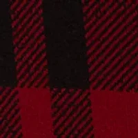 Plaid Polo Bear Fleece Sweatshirt