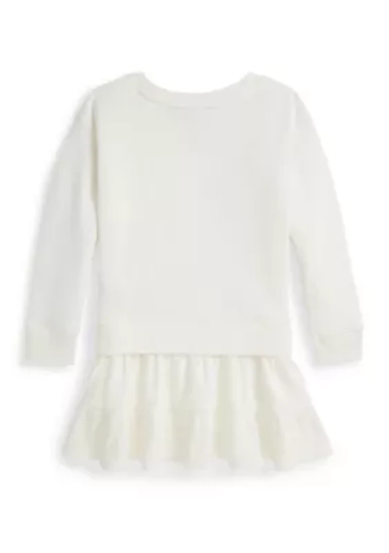 Girls 2-6x Polo Bear Fleece Dress